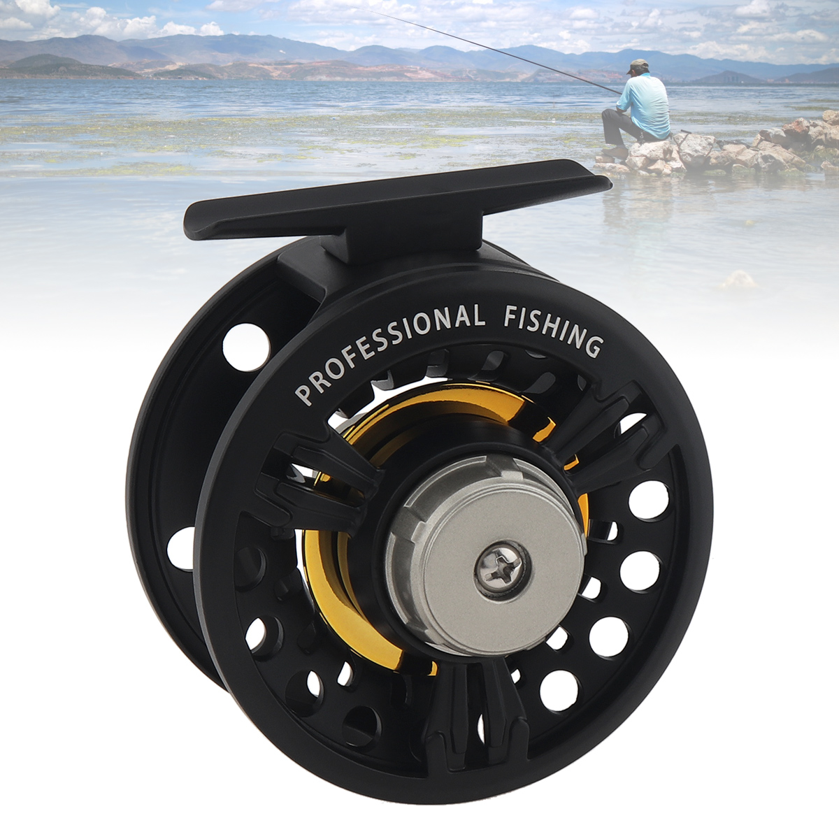 Ice Fishing Reel - 3BB Bi Full Kim Loại Bay