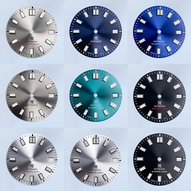 28.5mm NH35 Dial No Logo Sunra - đánh giá và giá Reel Case