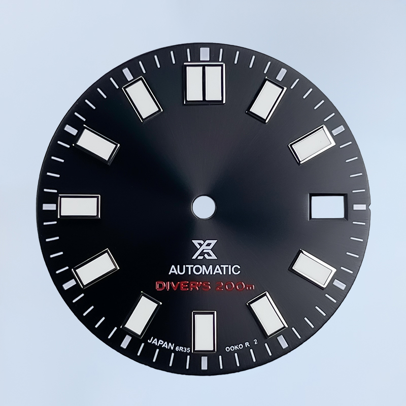 28.5mm NH35 Dial No Logo Sunra - đánh giá và giá Reel Case